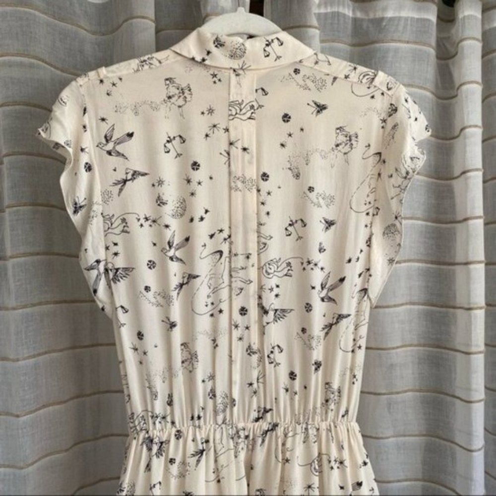 ❌SOLD❌ Rebecca Taylor Astrology Silk Dress - Picture 13 of 15